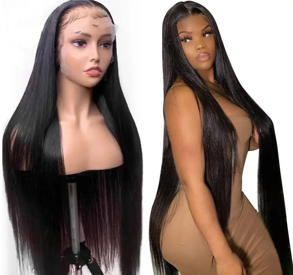 Number 5: Eymn hair long inch straight 13x4 lace front wig 300%