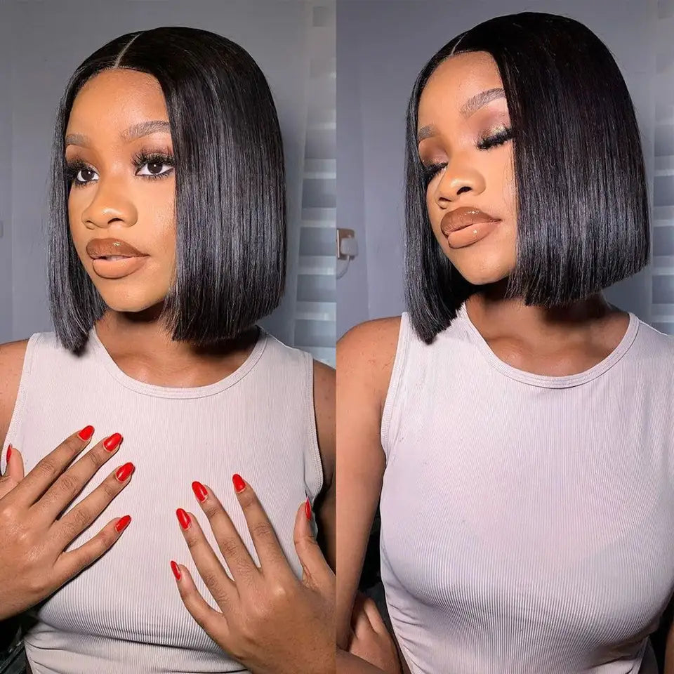 Number 14 : Eymn short bob 13x4 lace front wig 200%