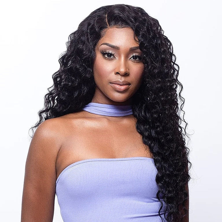 Number 25 : Eymn hair 5x5HD/6x6HD gluless wig pre cut lace deep wave wig 200%