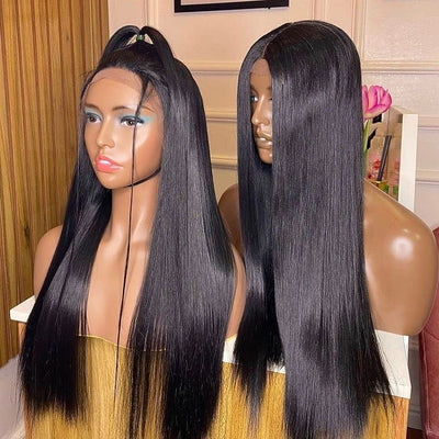 Number 3 : Eymn hair 13x4 lace front wig straight 200% free shipping fee